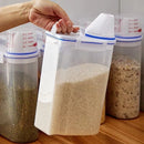 Kit 2 Pote Hermético 2,5L com Copo Medidor