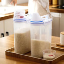 Kit 2 Pote Hermético 2,5L com Copo Medidor