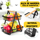 Fruteira de Mesa Premium 2 Andares