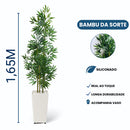 Bambu Artificial da Sorte com Vaso Decorativo – 1,70m
