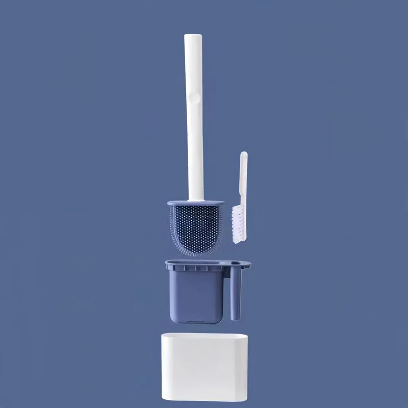 Escova Sanitária de Silicone com Suporte