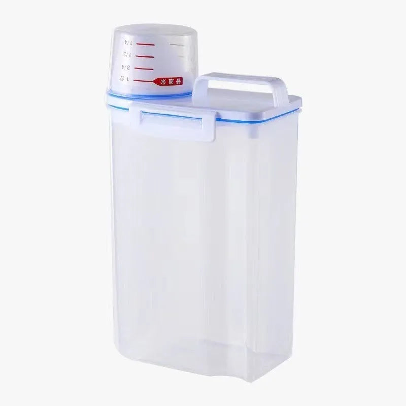 Kit 2 Pote Hermético 2,5L com Copo Medidor