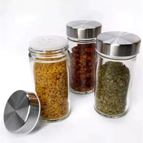Porta Tempero Condimento Inox 12 Potes Suporte Giratório