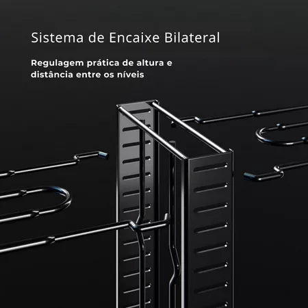 Organizador de Panelas Multiuso Ajustável