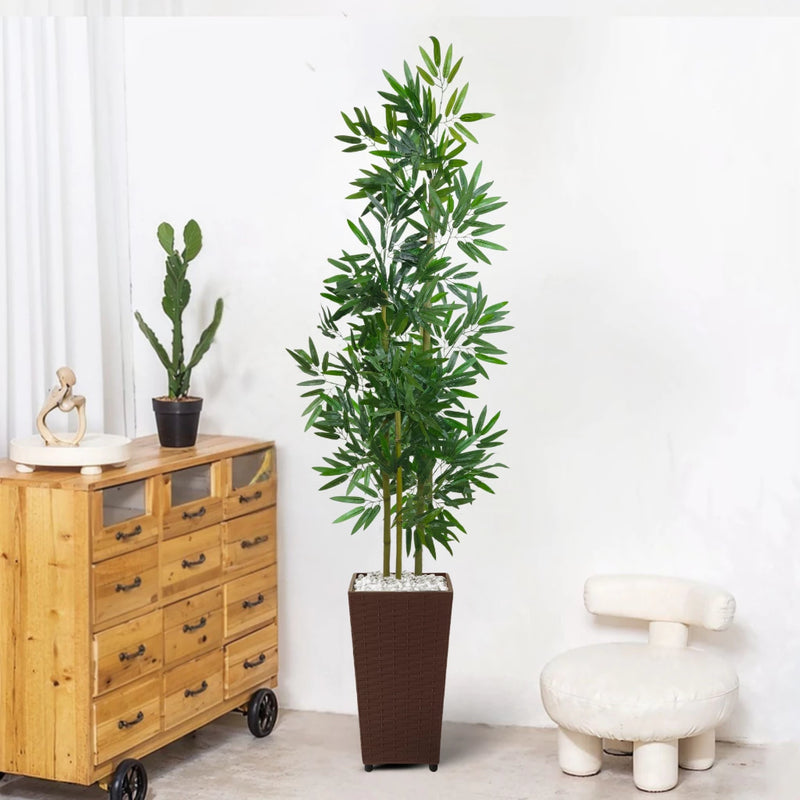 Bambu Artificial da Sorte com Vaso Decorativo – 1,70m