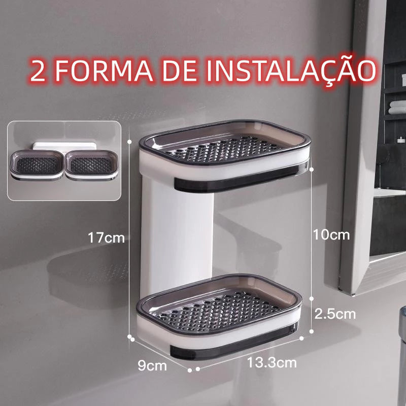 Saboneteira com Suporte Adesivo